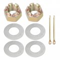 Front Axle Nuts Washer Kit For Polaris Rzr 1000 900 570 Turbo Rs1 Ranger Diesel General Sportsman 300 400 Ace Oem