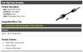 Marketplace Auto Parts Front Right Passenger Side Axle Assembly Compatible With 2012-2015 Honda Pilot