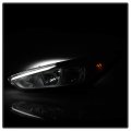 Yeewellacanii For Halogen Type Chrome Housing W Led Drl 2015-2018 Ford Focus Headlight Headlamp Assembly Left Driver Side
