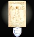 Virtruvian Man By Da Vinci Decorative Night Light 