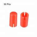 Uxcell 50pcs Tactile Push Button Switch Caps 5x9mm For 6x6x7 3mm Micro Red