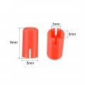 Uxcell 50pcs Tactile Push Button Switch Caps 5x9mm For 6x6x7 3mm Micro Red