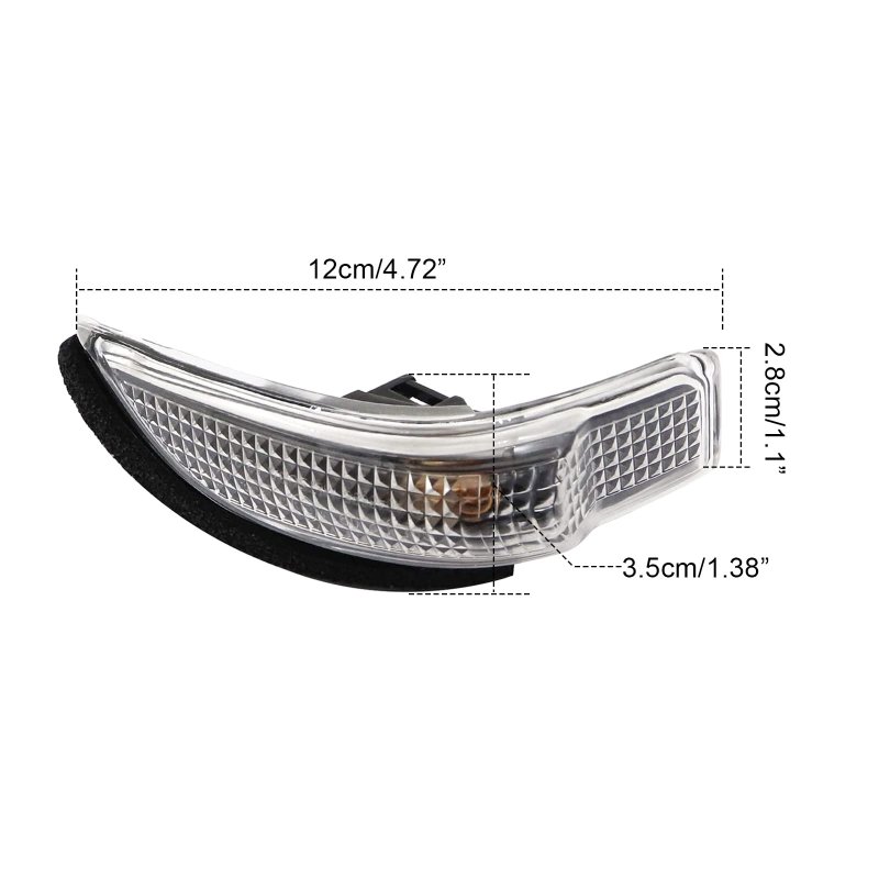 81730-52100 Right Passenger Side Mirror Light Turn Signal Lamp For Toyota Corolla 2014-2016 Camry 2015-2016 Yaris Prius 2012