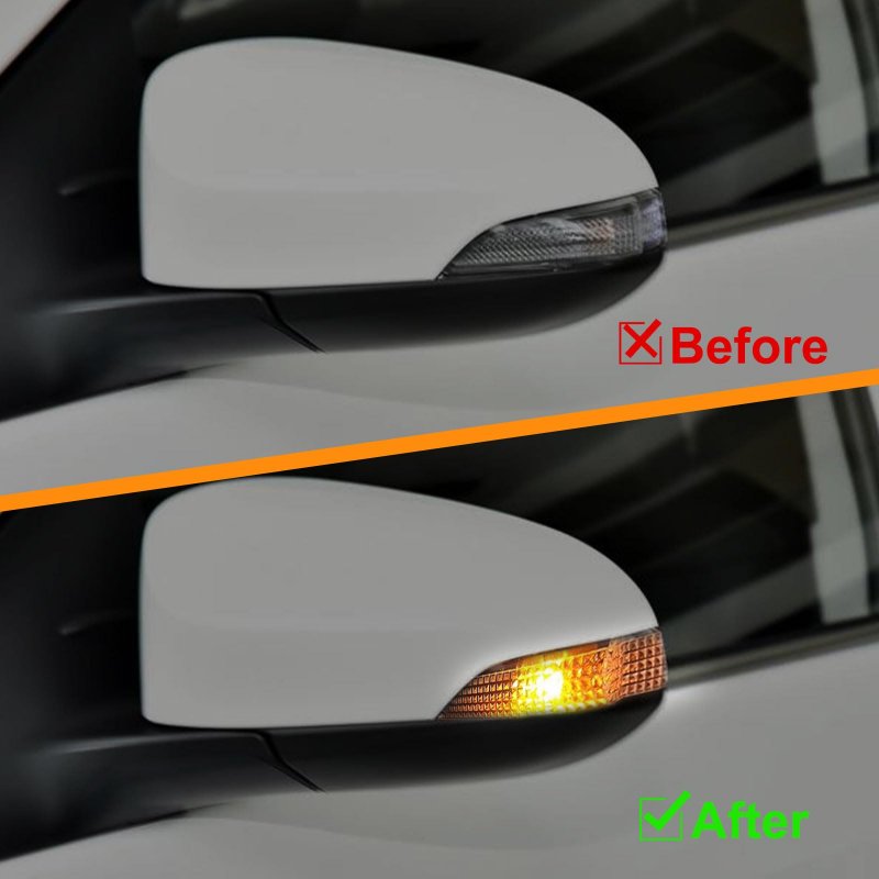 81730-52100 Right Passenger Side Mirror Light Turn Signal Lamp For Toyota Corolla 2014-2016 Camry 2015-2016 Yaris Prius 2012