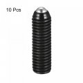 Uxcell Ball Point Set Screws 10pcs M10 X 40mm High Carbon Steel Metric Spring Hex Socket Grub Screw