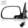 Ocpty Driver Side Manual Folding Heated Mirrors Compatible With 1999-2002 For Chevrolet Silverado 1500 2001-2002 Hd Gmc Sierra