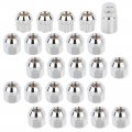 Wheel Lug Nuts 12x1 5 Thread Open End Chrome Plated Alloy Steel 20 Pieces For Lexus Gx470 Gx460 Lx450 Chevrolet Colorado