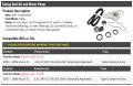 Timing Belt And Water Pump Kit With Roller Tensioner Bearing Idler Camshaft Seals Crankshaft Seal Gaskets Compatible 2004-2008