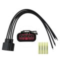 Wpt688 Hvac Blower Motor Resistor Connector Plug Wiring Harness Pigtail Replacement For 2009-2011 Flex Front