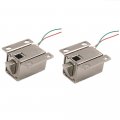 Nc 2 Durable Door Drawer Tongue Down Electric Lock Assembly Solenoid Slim Design