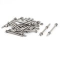 Uxcell M3 X 40mm 304 Stainless Steel Phillips Pan Head Screws Nuts W Washers 20 Sets