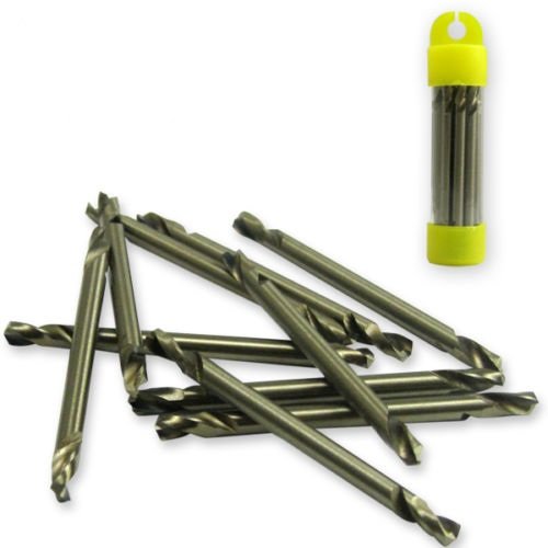 10pc 1 8 Double Ended Cobalt M35 Drill Bit Set