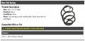 Rear Coil Spring Compatible With 2013-2016 Nissan Sentra