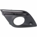 Fog Light Cover For Volvo Xc60 2010 Passenger Side Textured Black With Parking Aid Opening Type 1 Vo1039106 312940521 
