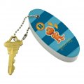 Graphics More Dinosaur Train Buddy T-rex Species Blue Stripes Floating Keychain Oval Foam Fishing Boat Buoy Key Float