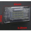 Polarlander 2pcs Error Free 18 Led Number License Plate Light For Bmw E36 E38 E39 E46 E60 E60lci E61 E65 E66 E82