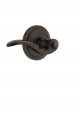 Grandeur 809890 Circulaire Rosette Dummy With Bellagio Lever In Timeless Bronze Left-handed 