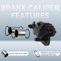 M Mati Rear Left Right Brake Caliper Set For Can-am Outlander 450 650 1000 Renegade 500 570 800 850 705600860 705600859