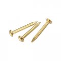 Uxcell Small Tiny Hardware Brass Nails 1 2mmx12mm Dxl For Diy Wooden Boxes Accessories 200pcs