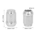 16 Pcs M14x1 5 Chrome Bulge Acorn Wheel Lug Nuts Cone Seat For Car