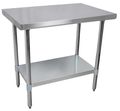 Commercial Stainless Steel Work Prep Table 24 X 30 Nsf Certified 