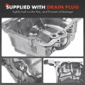 A-premium Lower Engine Oil Pan Sump Compatible With Honda Hr-v 2016-2019 1 8l Petrol