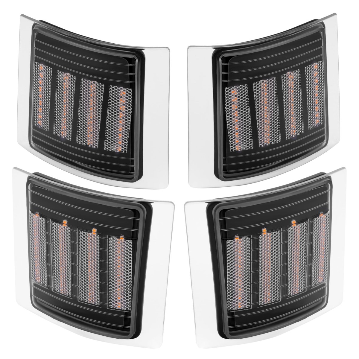 Led Front Corner Light Set 4 Piece For 1994 To 1999 Chevrolet Ck 1500 2500 3500 Pickup Suburban Tahoe And Full Size Blazer