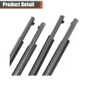 Chrome Rubber Door Window Weatherstrip Seal Kit Of 4 Replacement For Rav4 2013-2018