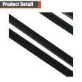 Chrome Rubber Door Window Weatherstrip Seal Kit Of 4 Replacement For Rav4 2013-2018