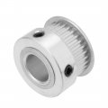 Uxcell Aluminum 30 Teeth 10mm Bore 2 032mm Pitch Timing Belt Pulley For 6mm