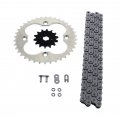 Fits Honda Trx250r 250r O Ring Chain And Sprocket Silver 14 38 96l