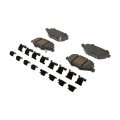 Rear Disc Brake Pads For Volkswagen Routan 2013 2014 Ceramic Friction Low Dust With Mechanical Wear Sensor Shims Clips And Slot 