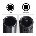 Uxcell 1 2 Drive Socket Accessory Set7mm Deep 6-point Impact 6 Length And 1 4 Hex Shank Adapter