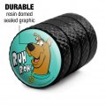 Scooby-doo Ruh Roh Tire Rim Wheel Aluminum Valve Stem Caps