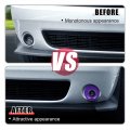 2pcs Front Foglights Covers Trim For Dodge Challenger 2015-2020 Abs Fog Light Ring Decorative Cover Exterior Car Accessories