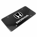 Ipick Image Made For Honda Black Carbon Fiber Look Graphic Special Aluminum Metal License Plate