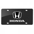 Ipick Image Made For Honda Black Carbon Fiber Look Graphic Special Aluminum Metal License Plate