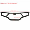 Ecotric Front Rear Front Rear Brush Guard Bumper 2pcs Compatible With 2014-2023 Polaris Sportsman 450 570 Black Steel Protector