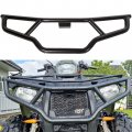 Ecotric Front Rear Front Rear Brush Guard Bumper 2pcs Compatible With 2014-2023 Polaris Sportsman 450 570 Black Steel Protector