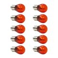Usonline911 10x 1157 P21 1157na Amber Bright Light Bulbs Tail Brake Backup Reverse Signal Lamp Turn 