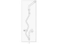 Nissan 49721-ja02b Power Steering Return Hose 