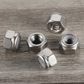 1 23 Nylon Insert Hex Lock Nuts 304 Stainless Steel 18-8 Bright Finish Pack Of 10 1 2 In 13 Thread Size