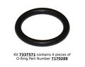 Water Softener O-ring Seal Kit 4-pack Part Std302213 Ws03x10025 