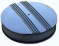 Racing Power Company R6720 14 X 3 Round Aluminum Finned Drop Base Air Cleaner Set 