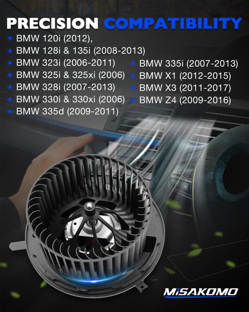 Front Hvac Heater Blower Motor For Bmw X1 X3 328i 335i 335d 325i 325xi Z4 Replaces 64119227670 700218 75896