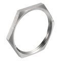 Cast Pipe Fitting Hex Locknut 304 Stainless Steel Lock Nut Npt 1-1 2 Female Thread For Plumbing Fixed Water Broom And 