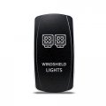 Ch4x4 Rocker Switch Led Windshield Lights Symbol White