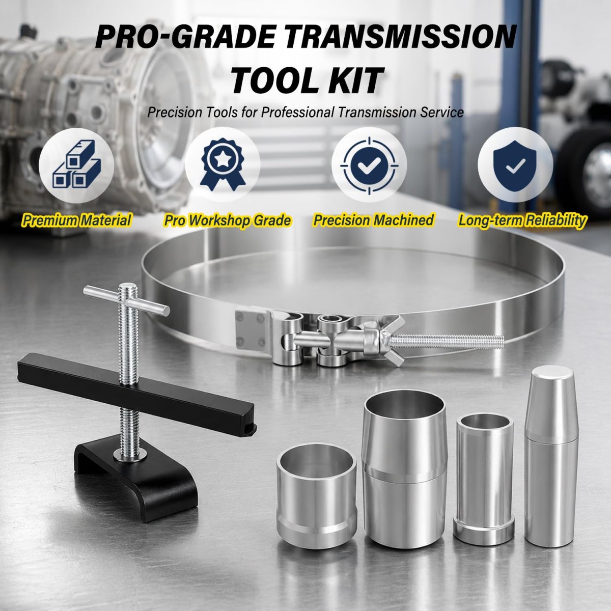 Front Pump Alignment Band Tool J-36418-c St-1503 Teflon Seal Installer Resizer T-0151 Rear Clutch Spring Compressor
