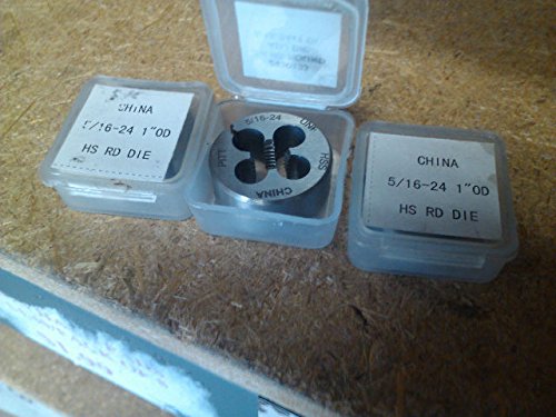 5 16-24 X 1 In High Speed Steel Round Adjustable Die