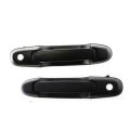 Exterior Door Handles For Toyota Sienna 1998 1999 2000 2001 2002 2003 Front Driver And Passenger Side Pair Black Plastic Smooth 